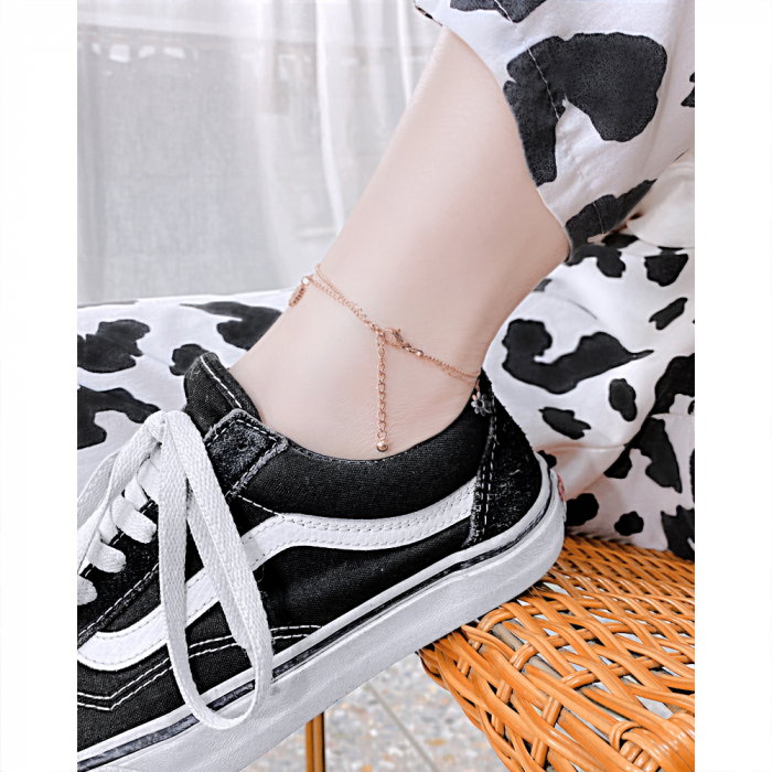 Bratara glezna dubla din inox cu flori [13]