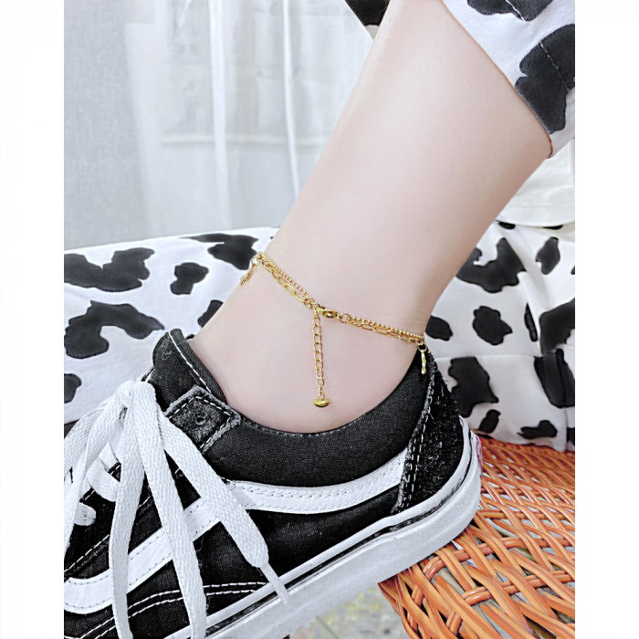 Bratara glezna dubla din inox cu fluturasi [11]