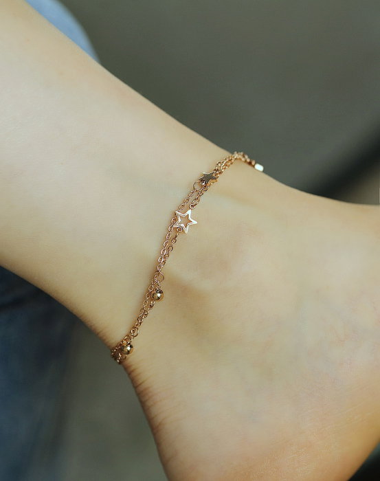 Bratara glezna dubla din inox cu stelute [11]