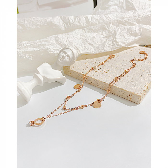 Bratara glezna dubla sin inox cu inima si inel [9]