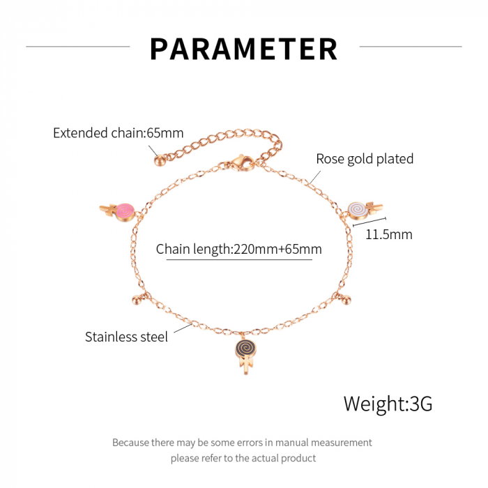 Bratara glezna inox cu acadele [7]