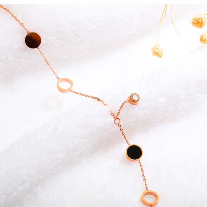 Bratara glezna inox cu cercuri [3]