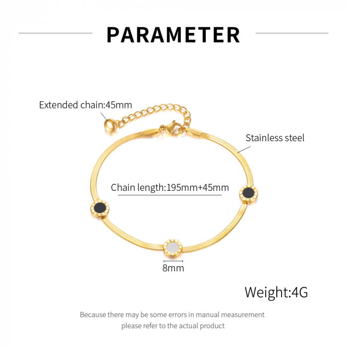 Bratara glezna inox cu cifre romane [7]