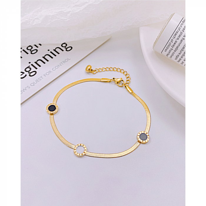 Bratara glezna inox cu cifre romane [8]