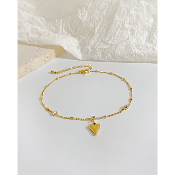 Bratara glezna inox cu inima [9]