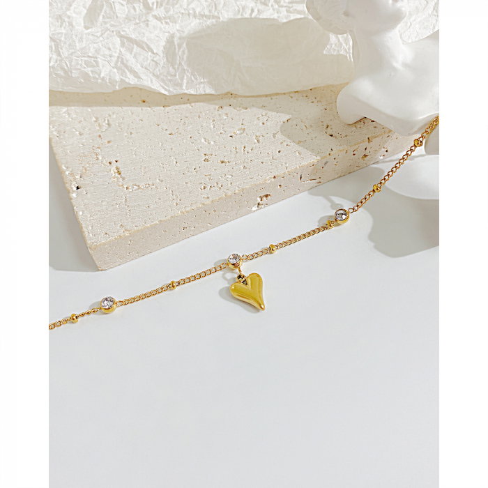 Bratara glezna inox cu inima [12]