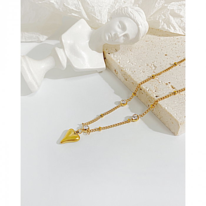 Bratara glezna inox cu inima [3]