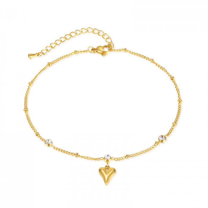 Bratara glezna inox cu inima [1]