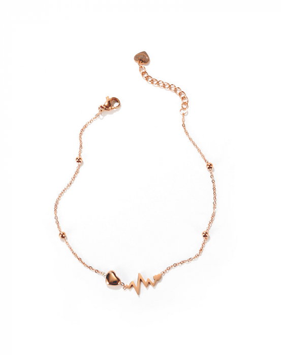 Bratara glezna inox cu inima, puls si smiley [15]