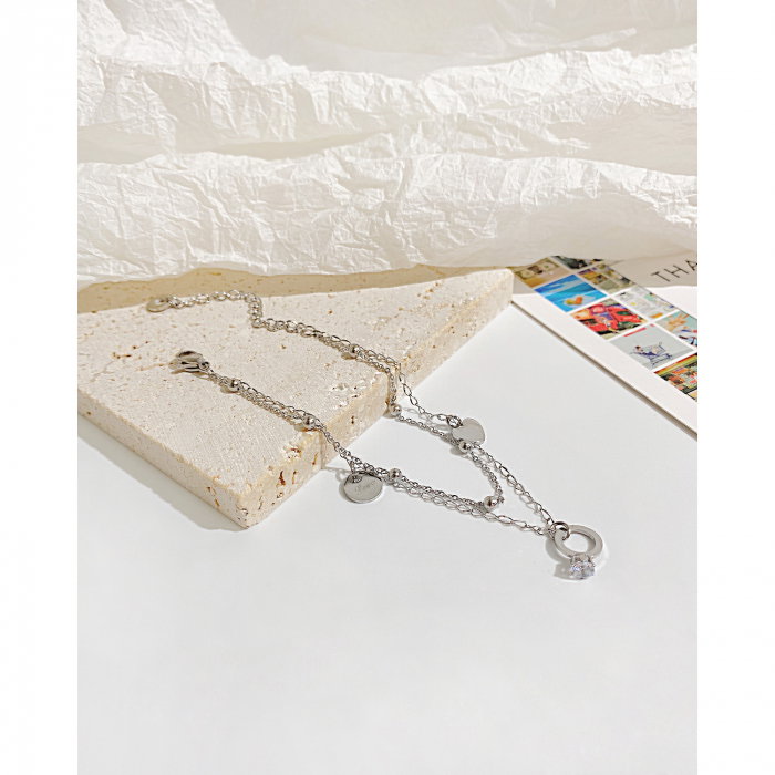 Bratara glezna inox cu inima si inel [8]