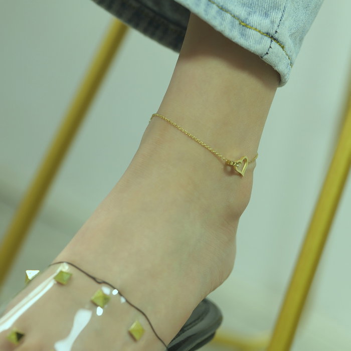 Bratara glezna inox cu inima si inel [7]