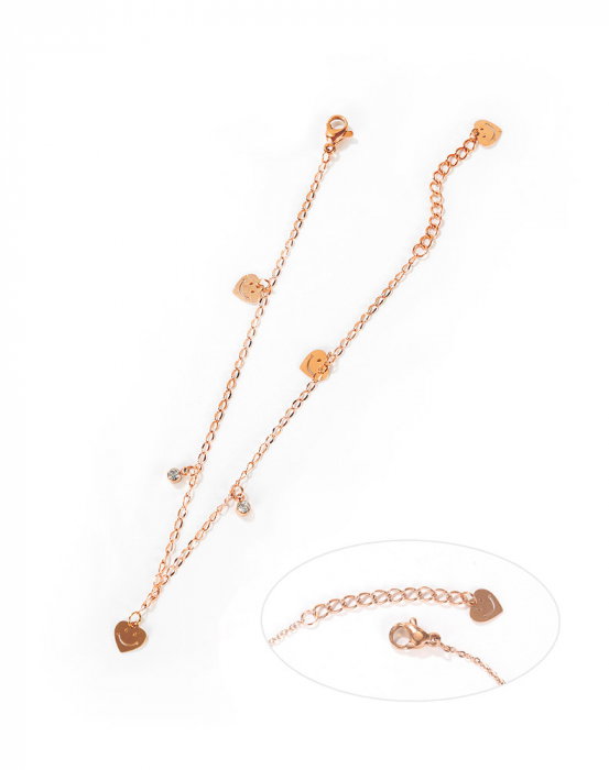 Bratara glezna inox cu inimi smiley [17]