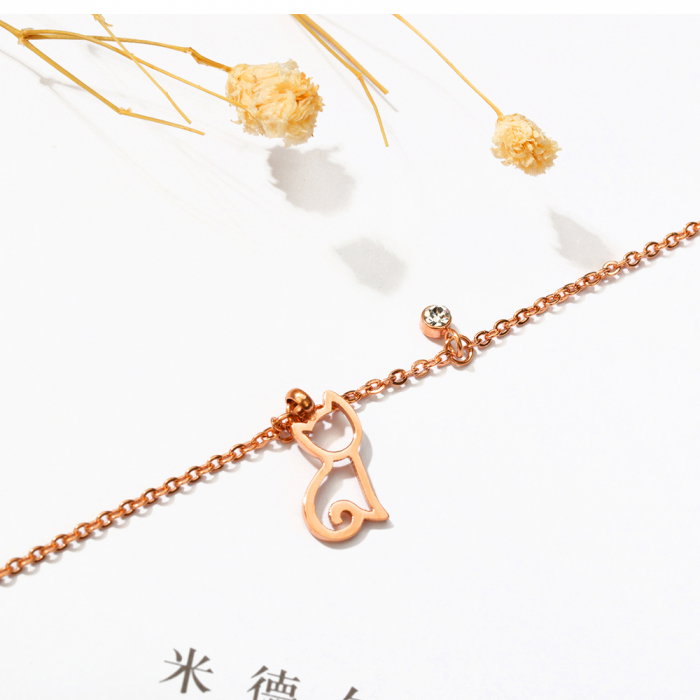 Bratara glezna inox cu pisicuta [4]