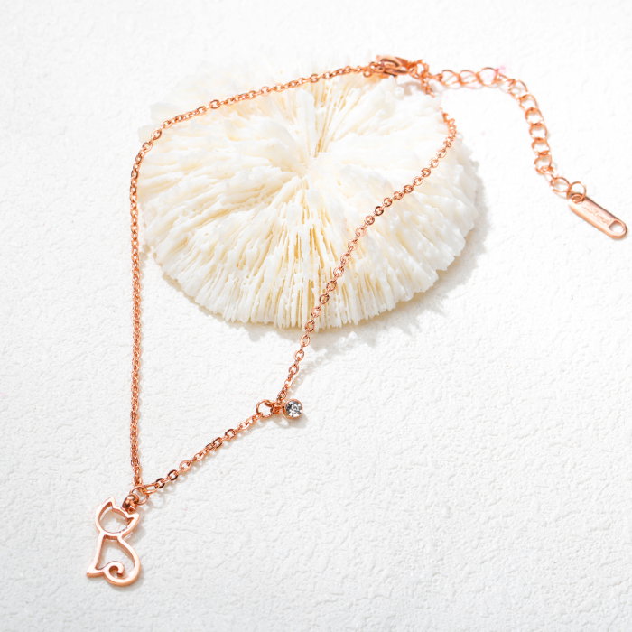 Bratara glezna inox cu pisicuta [8]