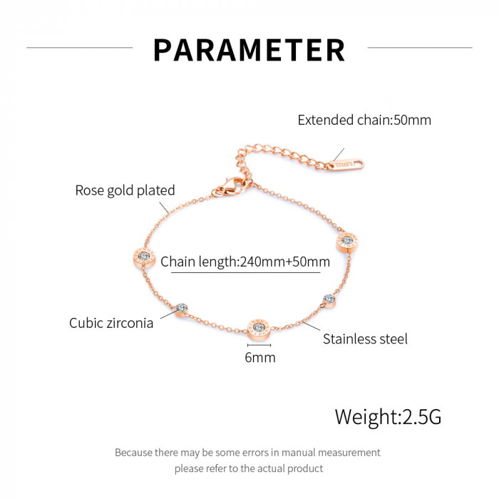Bratara glezna inox cu zirconii [12]
