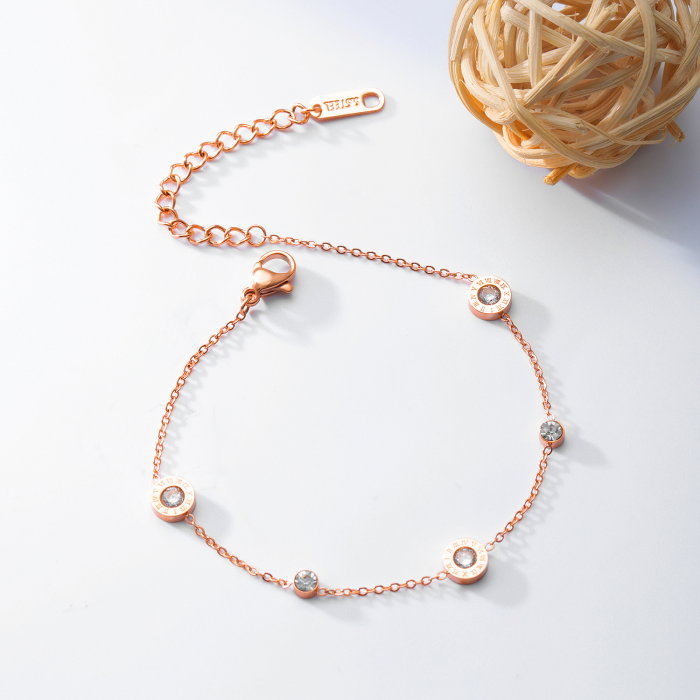 Bratara glezna inox cu zirconii [7]