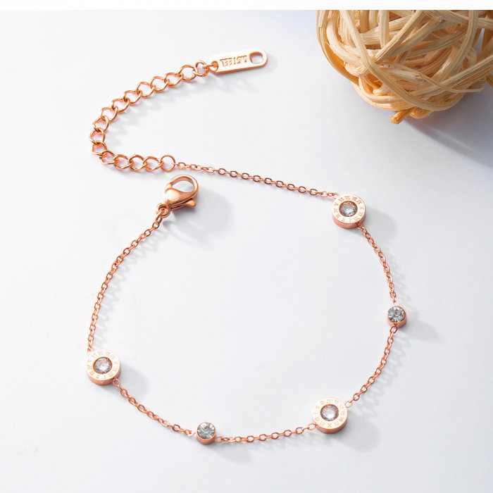 Bratara glezna inox cu zirconii [3]