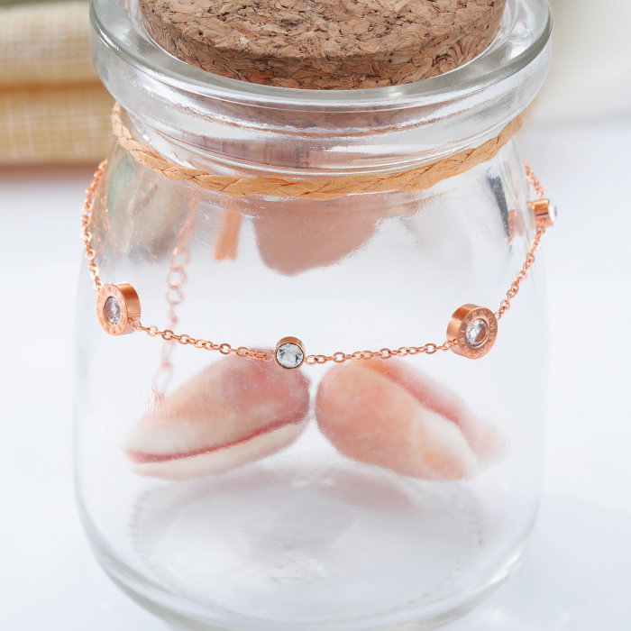 Bratara glezna inox cu zirconii [8]