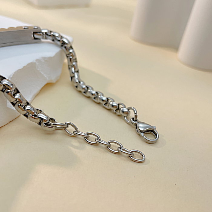 Bratara inox Unisex Design Industrial – Forta si Stil Urban [10]