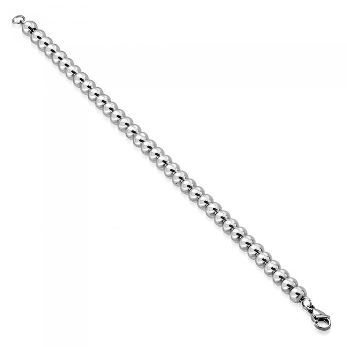 Bratara inox cu bilute de 6 mm [2]
