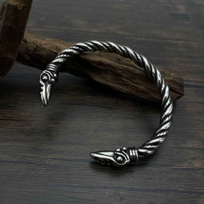 Bratara inox cu capete de soim [4]