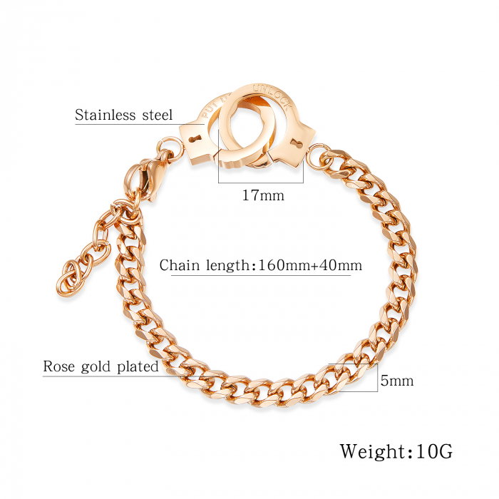 Bratara inox cu catuse [3]