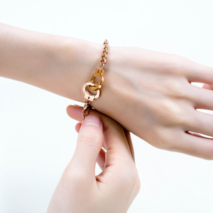 Bratara inox cu catuse [2]