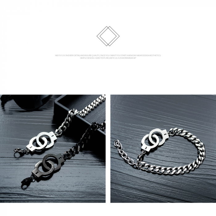 Bratara inox cu catuse [10]