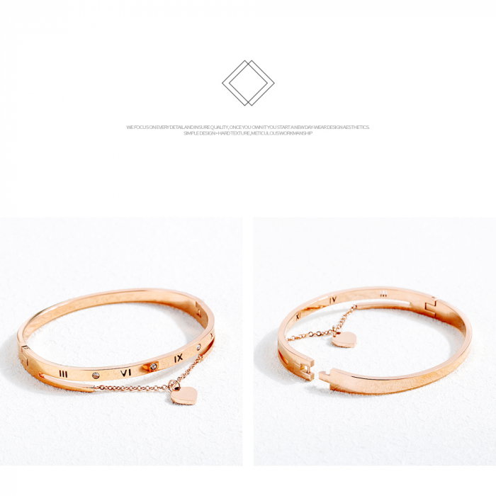 Bratara inox cu cifre romane [10]