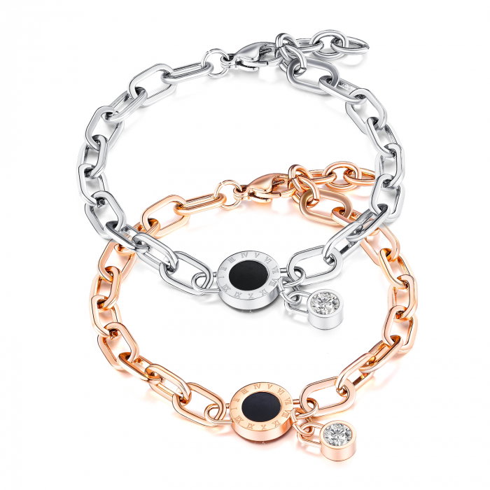 Bratara inox cu cifre romane [5]