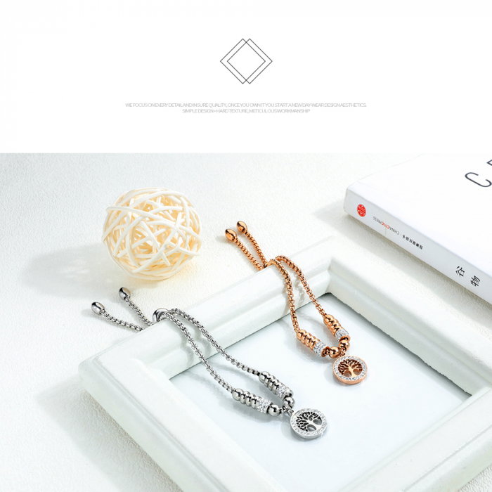 Bratara inox cu copacul vietii [6]