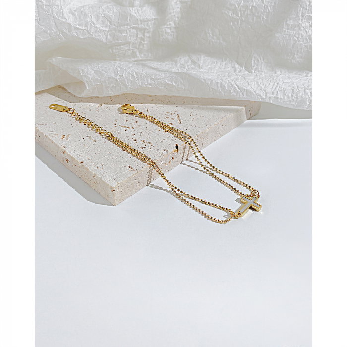 Bratara inox cu cruce [5]