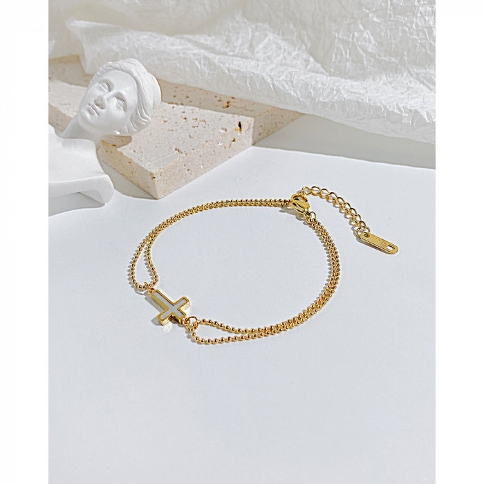 Bratara inox cu cruce [9]