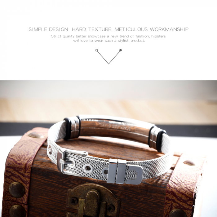 Bratara inox cu cruce [3]