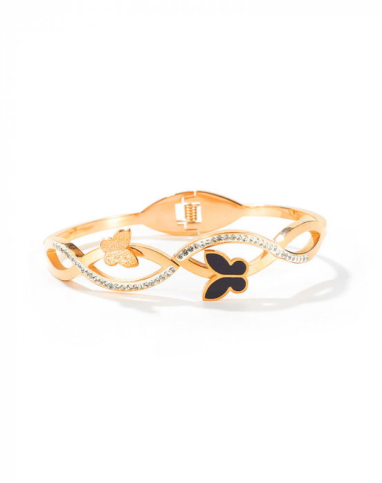 Bratara inox cu fluturasi [17]