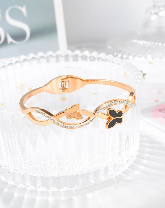 Bratara inox cu fluturasi [12]