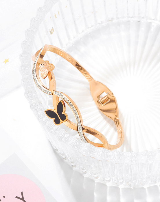 Bratara inox cu fluturasi [13]