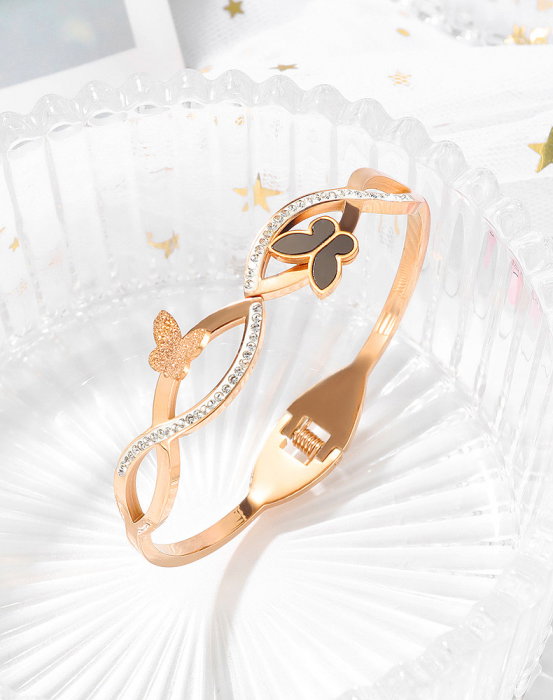 Bratara inox cu fluturasi [11]