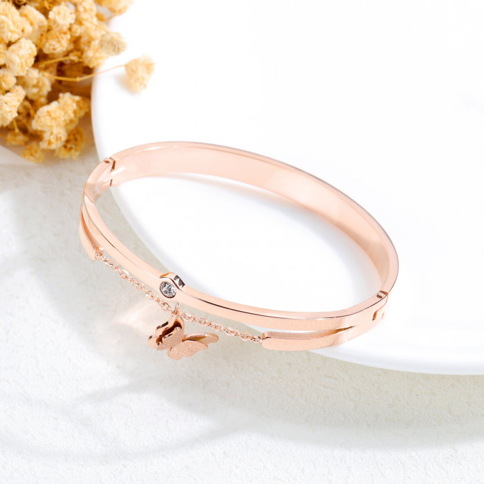 Bratara inox cu fluturasi [4]