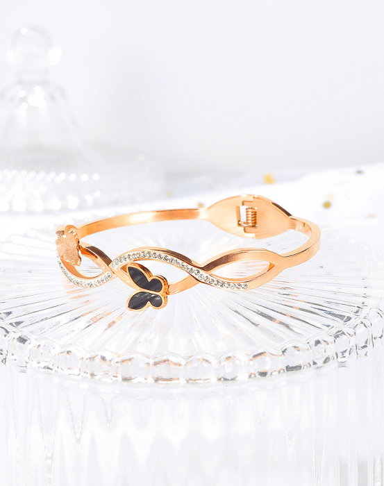 Bratara inox cu fluturasi [9]