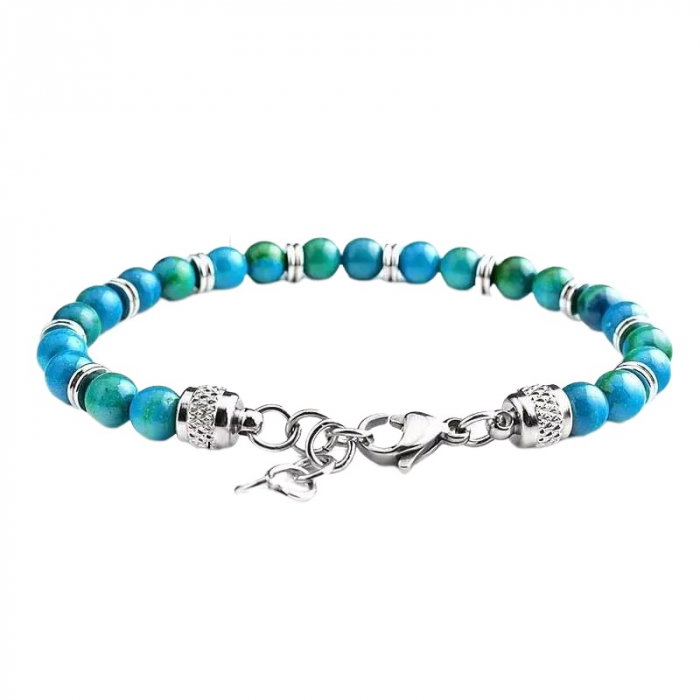 Bratara inox cu Lapis Lazuli [1]