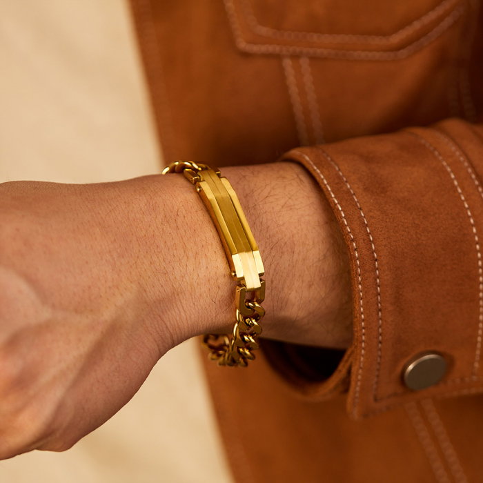 Bratara inox cu placuta [9]