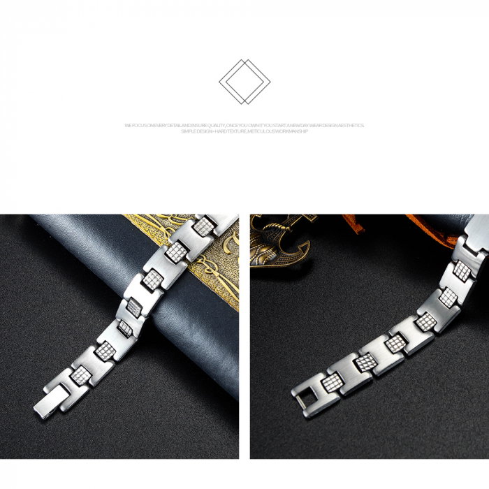 Bratara inox cu placuta 10 mm [11]