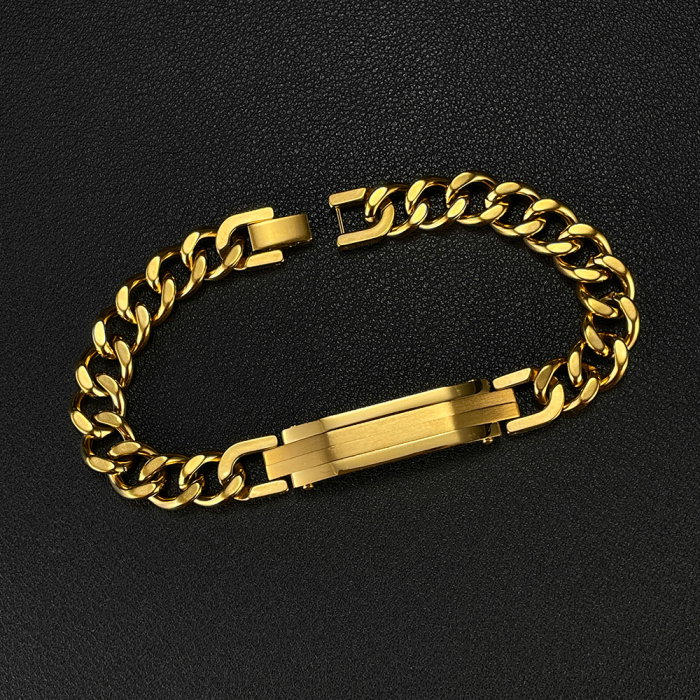 Bratara inox cu placuta [10]