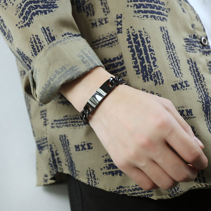 Bratara inox cu placuta [2]