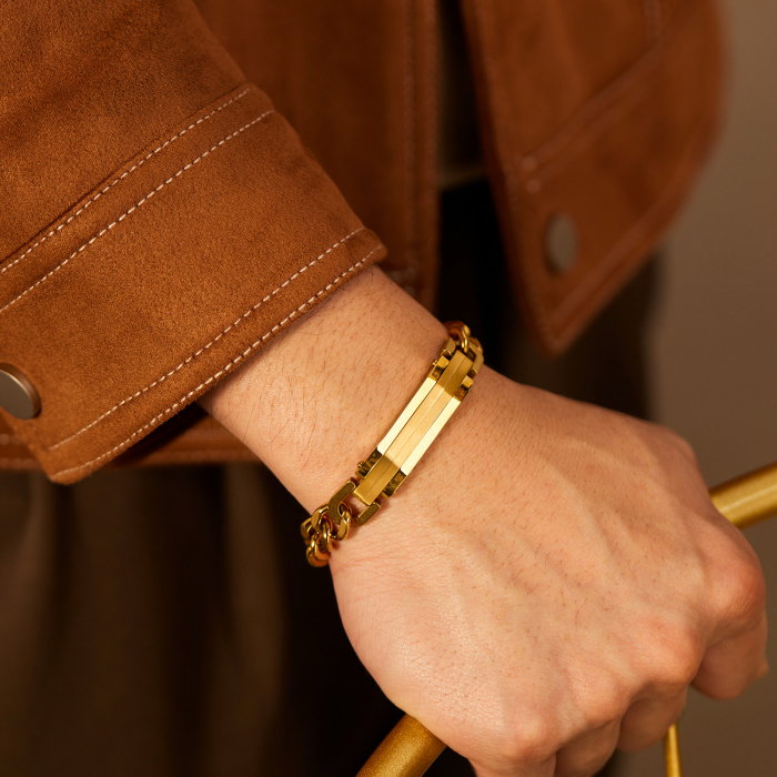 Bratara inox cu placuta [2]