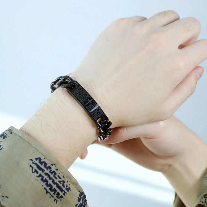 Bratara inox cu placuta [7]