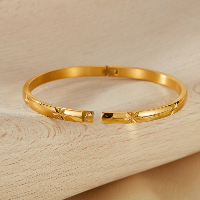 Bratara inox cu stelute incrustate [3]