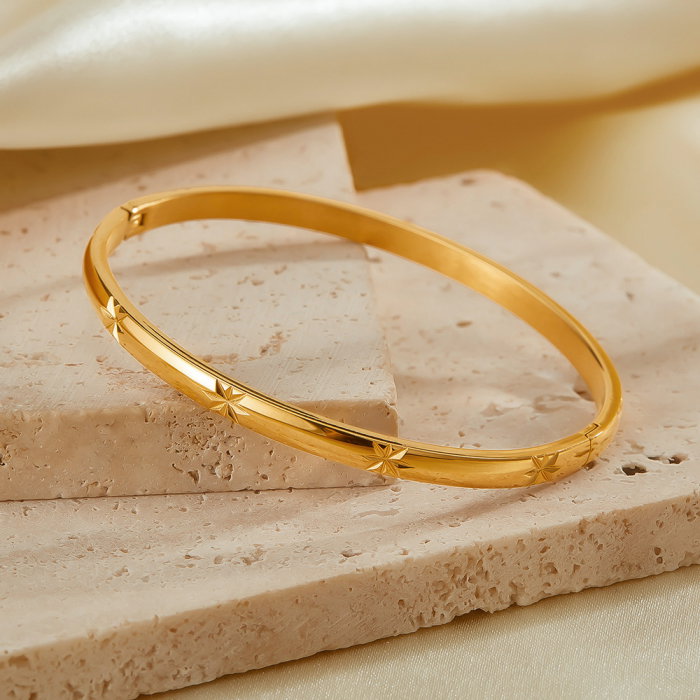 Bratara inox cu stelute incrustate [5]