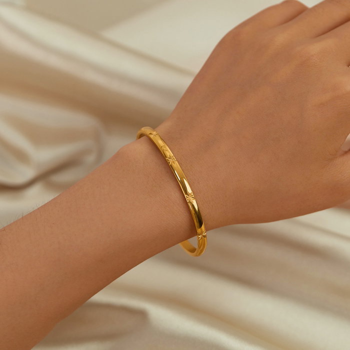 Bratara inox cu stelute incrustate [2]